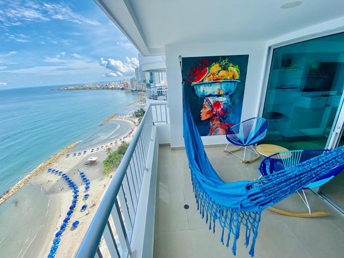 CartagenaPalmetto Bocagrande Oceanfrontアパートメント エクステリア 写真
