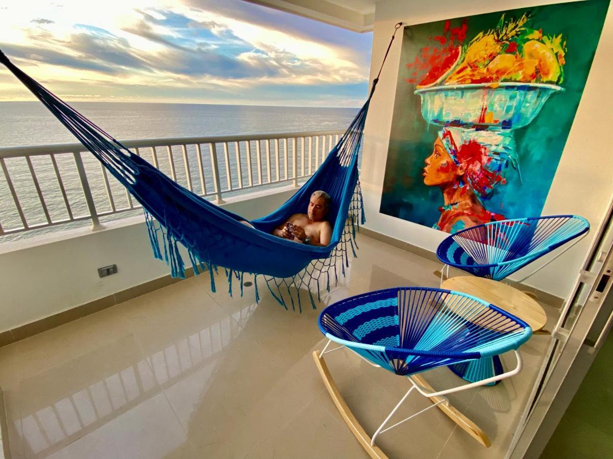 CartagenaPalmetto Bocagrande Oceanfrontアパートメント エクステリア 写真